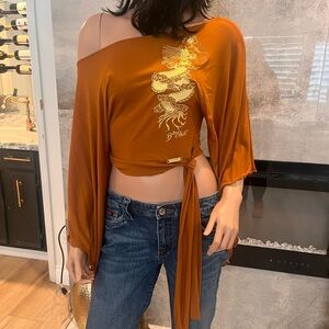 THIS IS SET! Baby Phat SIZE MED Blouse & SIZE 9 Baby Phat jeans